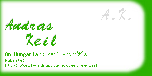 andras keil business card